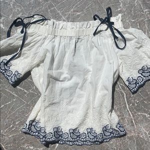 AQUA off the Shoulder Top